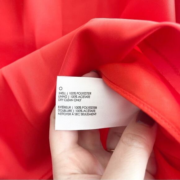 Club Monaco Jodi Skirt Mini Orange Lined Women's 6 NWT - Picture 5 of 8